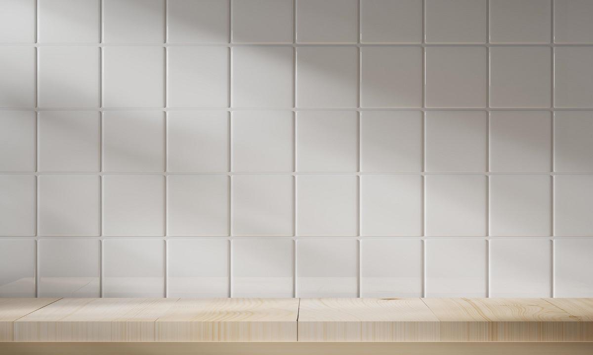 Matching tile grout where grout color closely resembles the tile color